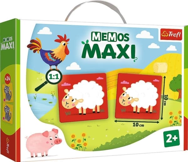 Trefl Memos Maxi The animals on the farm are played by Trefl 02266