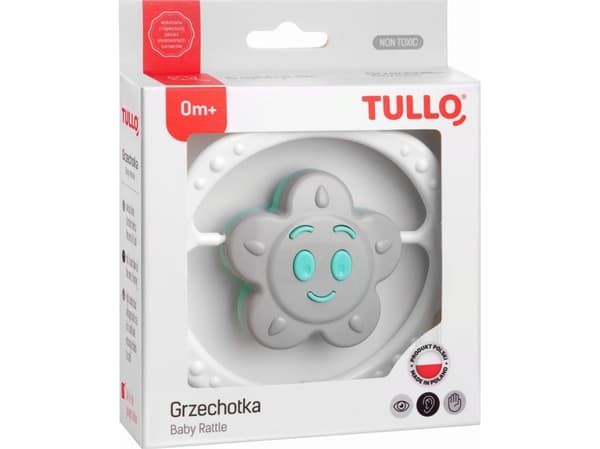 AM Tullo Tullo Rattle mintgrå blomst 173 Tullo