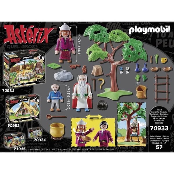 PLAYMOBIL 70933 Panoramix och kittel av Magic Potion, Asterix, Vuxen och barn, Från 5 år