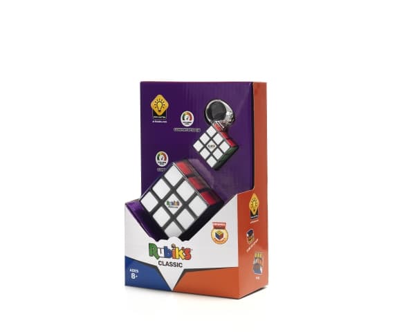 Spin Master Rubikin kuutio 3x3 avaimenperä ja riipus Rubik's Classic 6064011 Spin Master setti