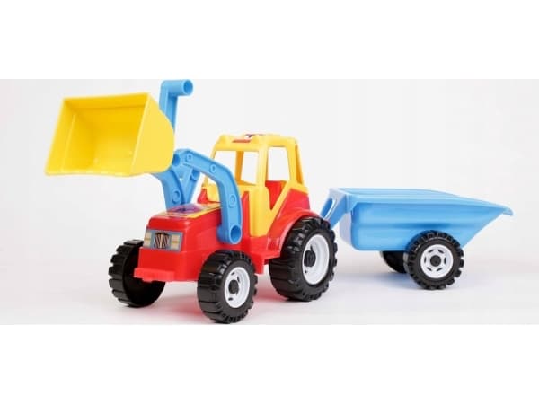 CHOINSKI Tractor with a bucket and a trailer with blocks. CHOINSKI mix price for 1 pc