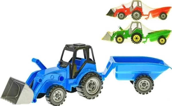 CHOINSKI Tractor with a bucket and a trailer with blocks. CHOINSKI mix price for 1 pc