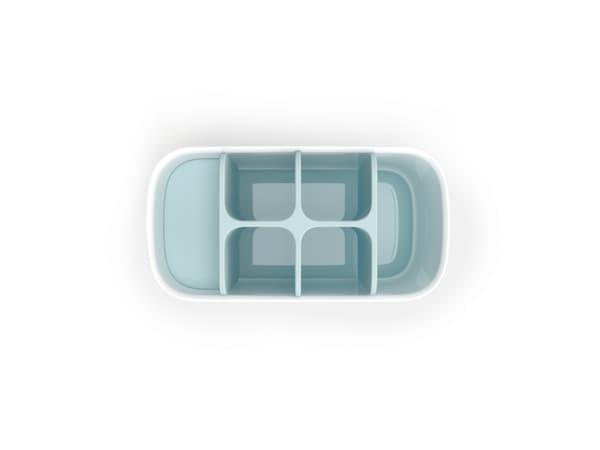 Joseph Joseph EasyStore Toothbrush caddy, Frittstående tannbørsteholder, Hvit, 128 mm, 86 mm, 171 mm, 34 g