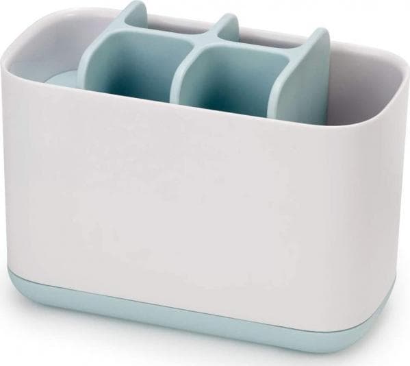 Joseph Joseph EasyStore Toothbrush caddy, Frittstående tannbørsteholder, Hvit, 128 mm, 86 mm, 171 mm, 34 g