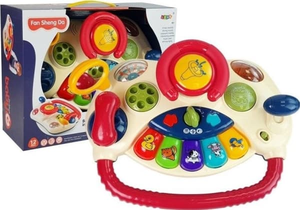 Lean Sport Interactive Steering Wheel For Children Piano Dyrelyder Telefon (8493)
