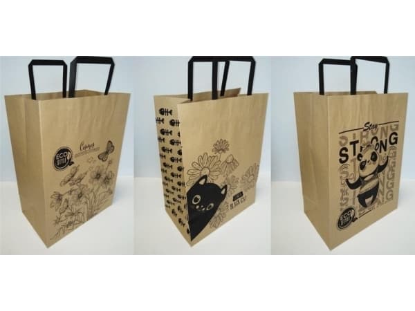 Fresh Torebka Kraft 250x345 L pionowa mix FRESH