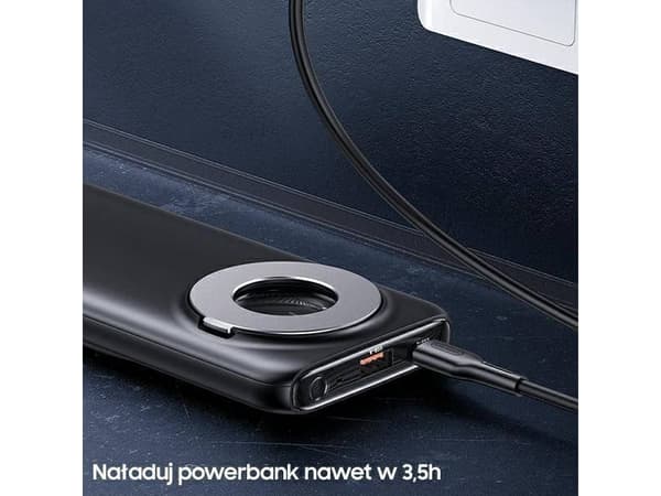 Usams Powerbank USAMS Powerbank PB62 10000mAh 20W QC3.0 + PD Magnetic Wireless Fast Charge white/white 10KCD17102 (US-CD171)