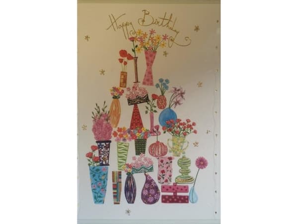 Turnowsky Carnet B6 + konvolutt MO3369W1 Blomster i vaser