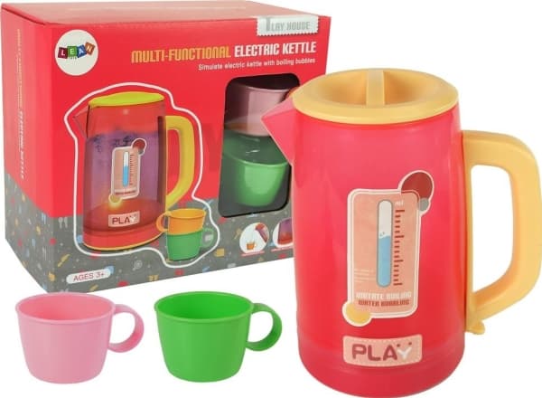 LEANToys Electric Pink Kettle On Batteries