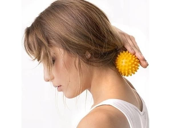Tullo Sensory ball for massage and rehabilitation 5.4 cm yellow 416TULLO