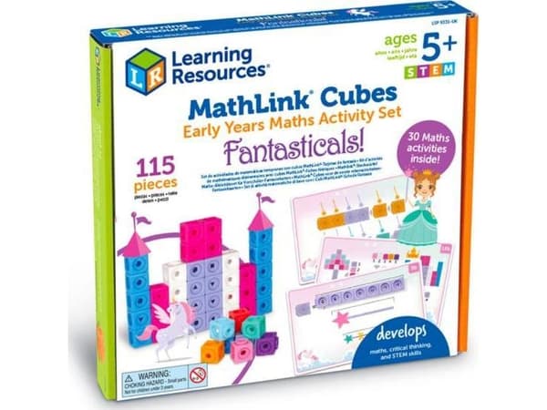 Learning Resources Building Blocks Mathematical Cubes Set of MathLink Cubes