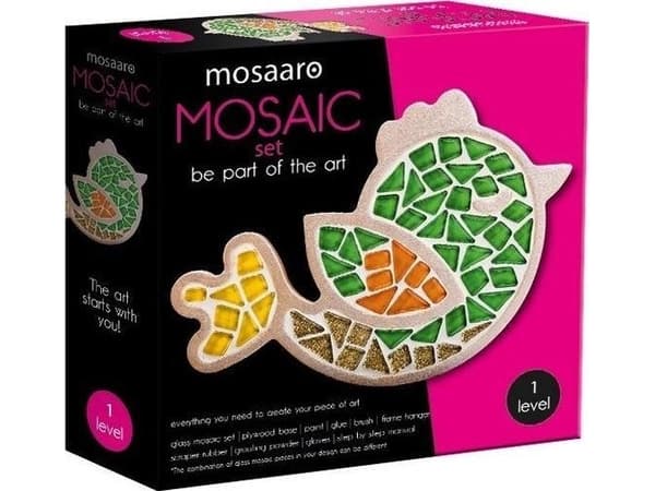 Roter Kafer kreativ mosaikk - fugl