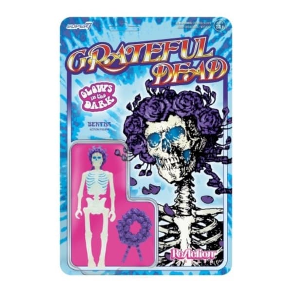 Collectible figurine:  Grateful Dead Reaction Figure - Bertha (Glow)