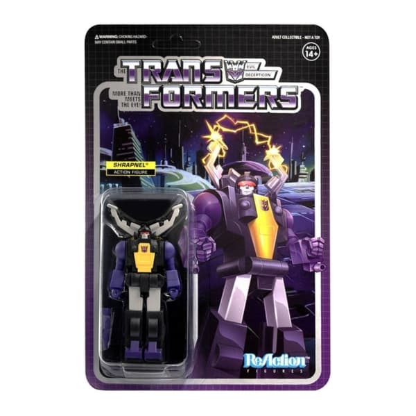 Collectible figurine: Transformers Reaction Figure - Wave 2 - Shrapnel