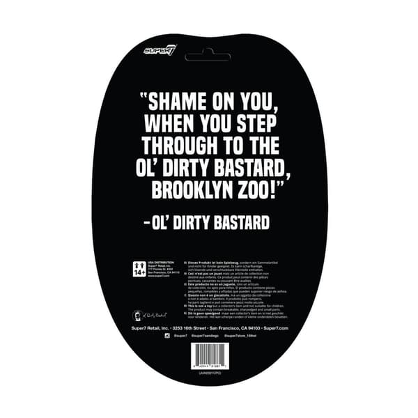 Collectible figure: Ol' Dirty Bastard Reaction Figure - Brooklyn Zoo