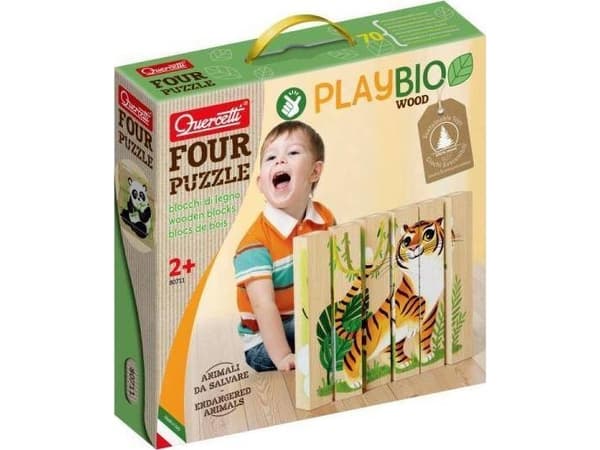 Quercetti Building Blocks Quercetti Playbio Wild Animals