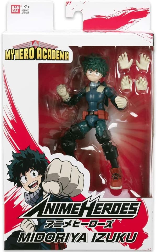 Bandai Anime Heroes: My Hero Academia - Izuku Midoriya Action Figure (6,5) (36911)