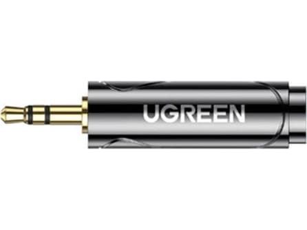 Adapter / adapter UGREEN fra 3,5 mm jack til 6,5 / 6,35 mm mini jack (grå)