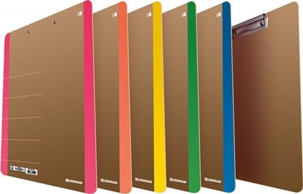 Donau Clipboard DONAU Life, cardboard, A4, with clip, pink