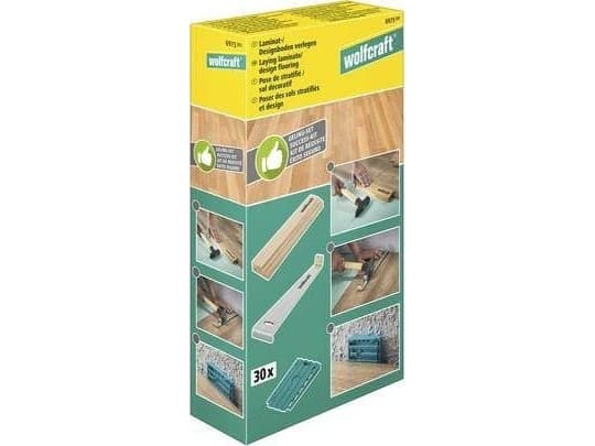 wolfcraft GmbH 6975000, Laminatgolv, Parkettgolv, Grå