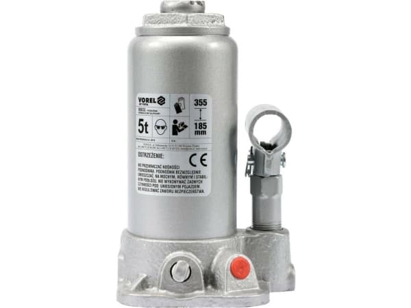 VOREL HYDRAULINEN mäntänostin 5T 185-355mm 80032