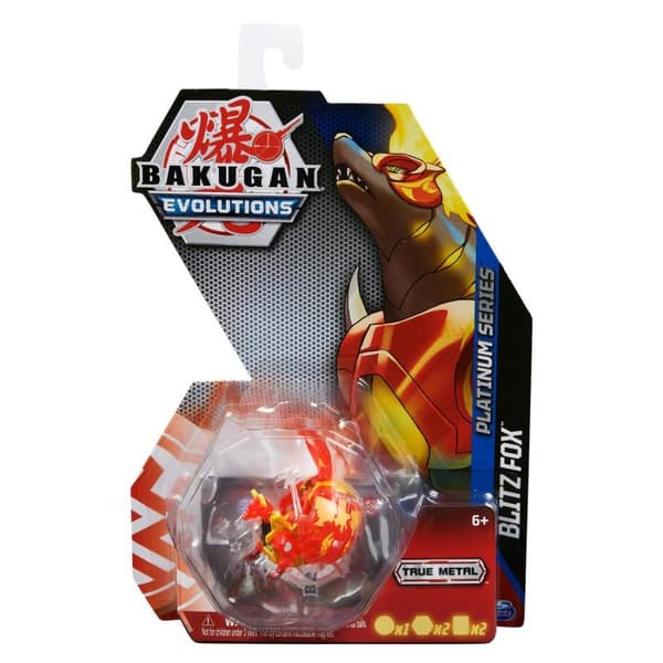 Bakugan Evolutions Platinum Series 1-p Blitz Fox (Red)