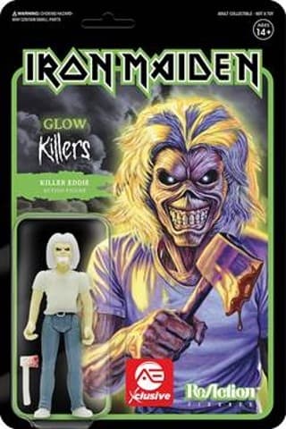 Collectible figurine: Iron Maiden - Killer Eddie - Killers (Glow)