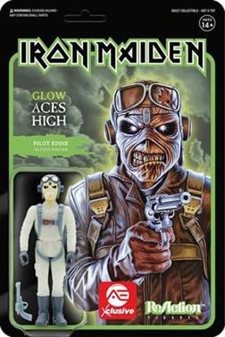 Samlarfigur: Iron Maiden - Pilot Eddie - Aces High (Glow)