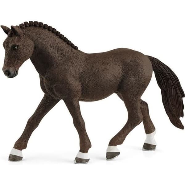 Figur - SCHLEICH - Tysk sadelponny valack - Horse Club - Brun - Långa eleganta ben