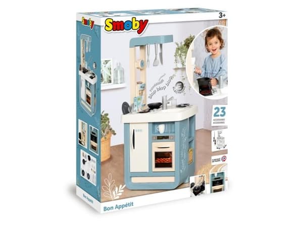 Smoby 310824, Kjøkken, 3 år, Gir fra seg lyd, AAA