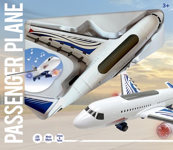 Passenger plane w/light