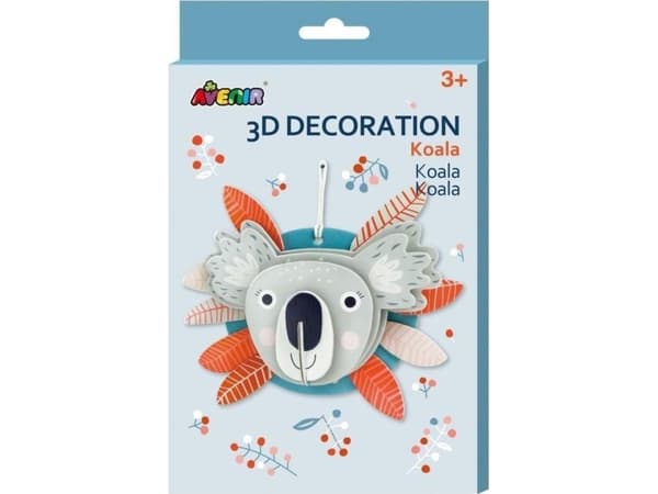 Russell 3D-dekorasjoner - koala
