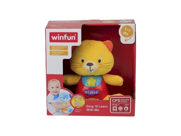 Smily Mascot Cuddly Kitten mjauende interaktiv
