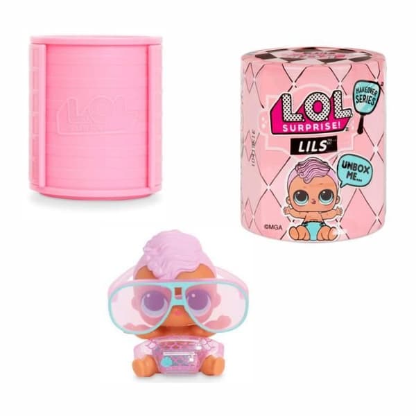 LOL Surprise Lils med 4 överraskningar - Blindpack: det kan vara ett LOL-husdjur eller en LILS-syster ingår - LOL-figuren medföljer