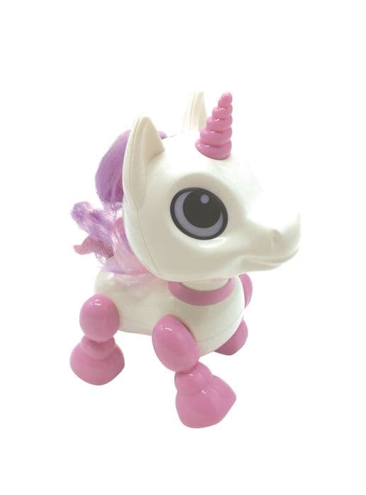 POWER UNICORN MINI - Robotenhörning med ljus- och ljudeffekter, handklappskontroll, upprepning - LEXIBOOK