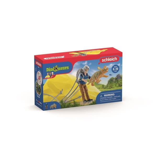 schleich® DINOSAURS Fallskärmsräddning 41471
