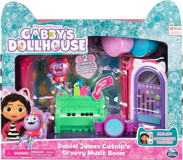 Gabby's Dollhouse Daniel James Catnip Groovy Music Room