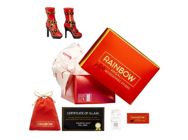 Rainbow High Accessories Studio Series 1, S Assortment in PDQ, Nuken kengät, 6 vuosi/vuosia
