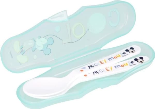 Mikke Mus - Mateskje 2 stk + etui (Cool)
