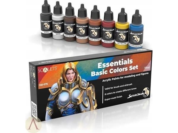 Scale75 Scale75: Essentials Basic Colors Paint Set