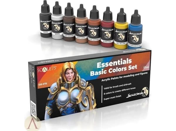 Scale75 Scale75: Essentials Basic Colors Paint Set