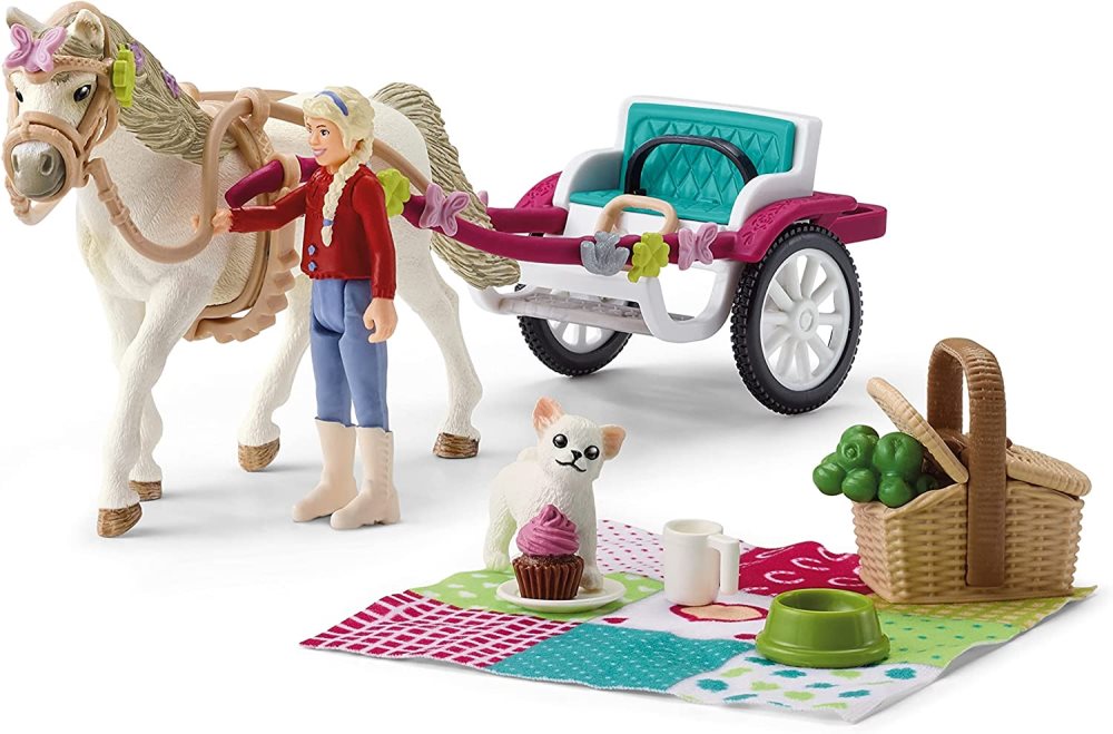 Schleich Small carriage for the big horse show Dockor, actionfigur lekset, leksaker