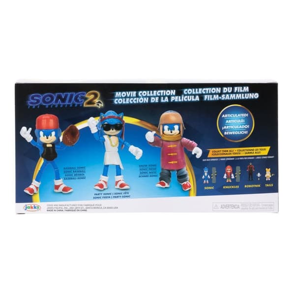 Sonic 2 Movie Collection Figure Pack 10cm