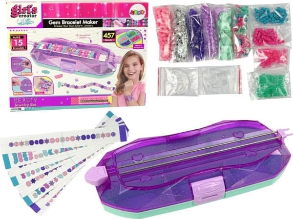Lean Sport Armbånd Laging Fargerike Perler Container Wizard