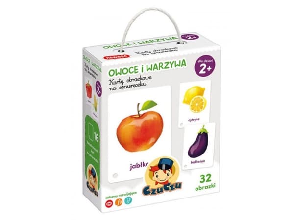 Bright Junior Media CzuCzu Picture cards on a string Fruit and vegetables
