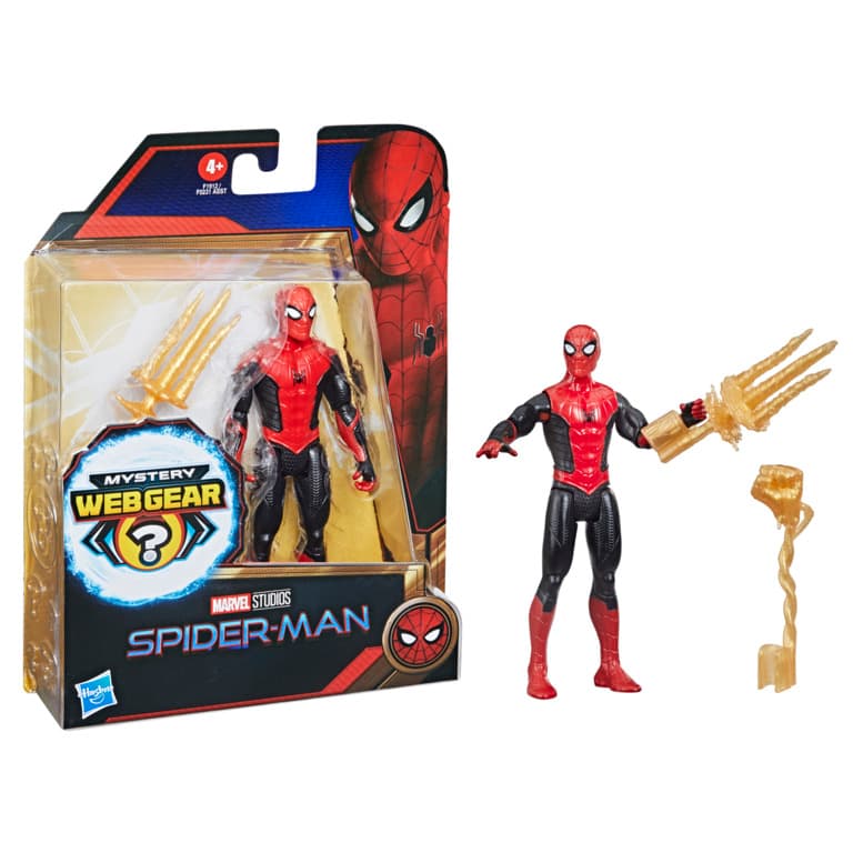 Spider-Man Mystery Web Gear Upgraded Black and Red Suit