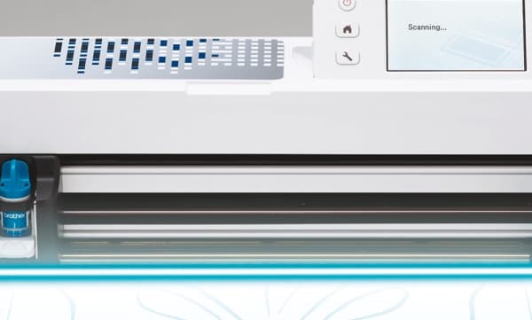 Brother ScanNCut CM750, Elektronisk, Papir, 29,7 cm, 1,5 mm, Blå, Hvit, 300 x 300 DPI