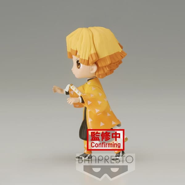 Demon Slayer Kimetsu No Yaiba Zenitsu Agatsuma Q posket petit figure 7cm