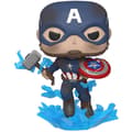 Pikkukuva 3 / 3: POP figure Marvel Avengers Endgame Captain America with Broken Shield & Mjolnir