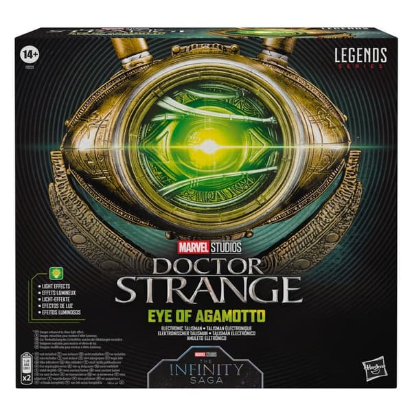 Marvel Legends Series Doctor Strange Eye of Agamotto electronic talisman